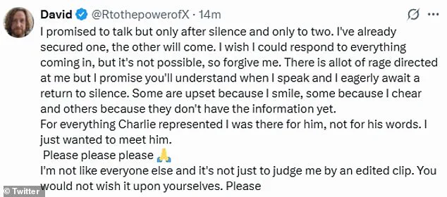 Man Seen Cheering After Charlie Kirk Assassination Offers Explanation on Social Media