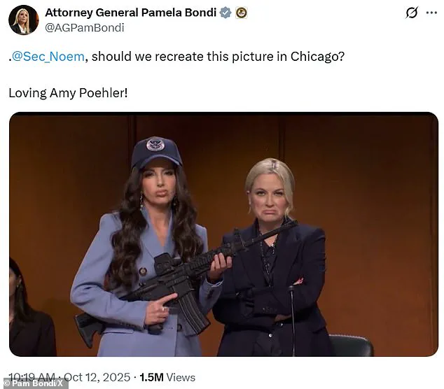 Surprise Parody by Saturday Night Live Puts Attorney General Pam Bondi in the Spotlight