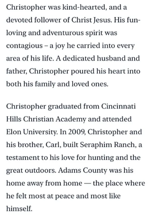 Christopher Lindner's Sanitized Obituary Sparks Outcry Over Omitted Abuse and Police Encounter Allegations