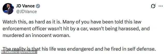 Urgent Update: JD Vance Asserts ICE Agent Jonathan Ross Acted in Self-Defense, Citing Newly Released Footage from Minnesota Shooting