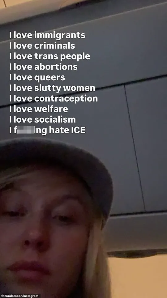 Zara Larsson Sparks Debate with Strong Criticism of ICE on Social Media