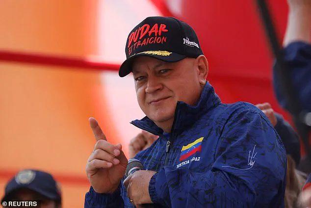 Urgent U.S. $25M Reward for Cabello as Venezuela Crackdown Intensifies
