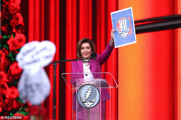 Nancy Pelosi's Appearance at Bob Weir Memorial Sparks Heated Online Discussion Over Unsteady Speech