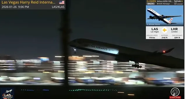 British Airways Plane Loses Wheel During Takeoff in Las Vegas, Sparks Urgent Safety Concerns