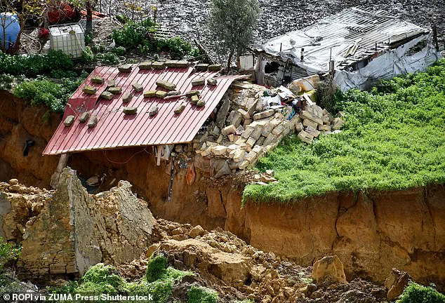 Exclusive Images Reveal Devastating Landslide in Sicilian Town of Niscemi, Forcing Evacuation of 1,500 Residents and Leaving Neighborhoods Perched on Edge of Cliff