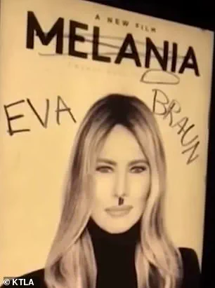 Cynthia Nixon Lookalike's Vandalism of Melania Trump Poster Sparks Controversy