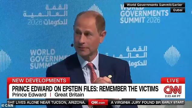 Prince Edward's Rare Comments on Epstein Scandal: 'Always Remember the Victims' as New Documents Surface