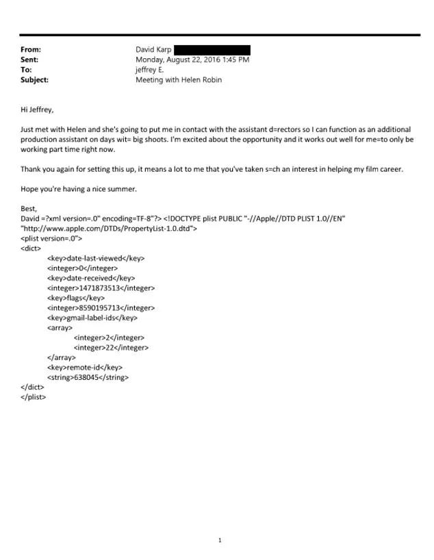 DOJ Files Reveal Brad Karp's Unpaid Internship Request for Son Through Jeffrey Epstein