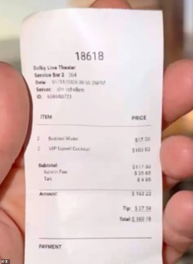 Hidden Administrative Fee Sparks Outrage as Las Vegas Concertgoer Charged $180 for Two Margaritas and Water