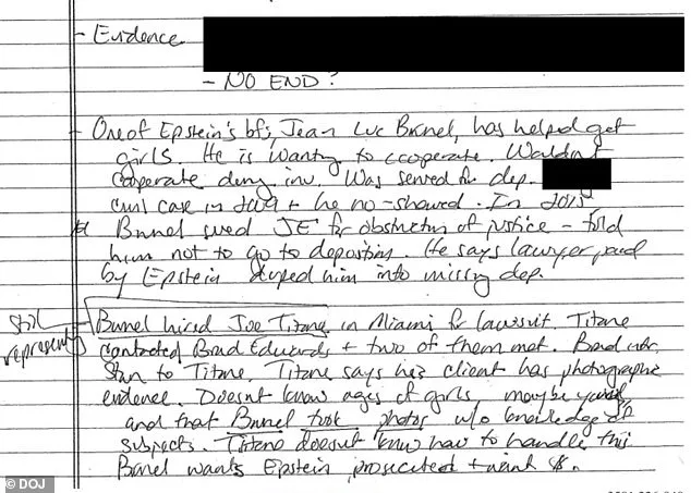 Newly Released Documents Reveal Jean-Luc Brunel's Secret Negotiations with Prosecutors Over Immunity in Exchange for Testimony Against Epstein