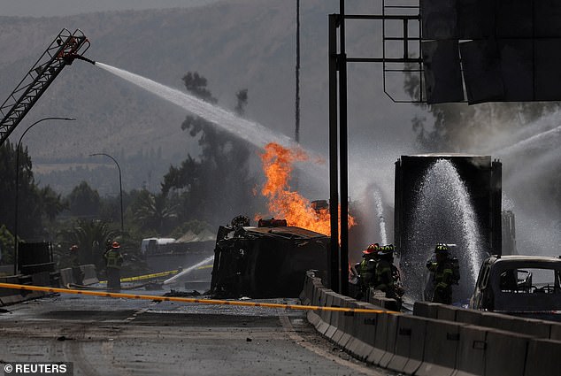 Gas Tanker Explosion in Santiago Kills 4, Injures 17, Destroys 50 Vehicles