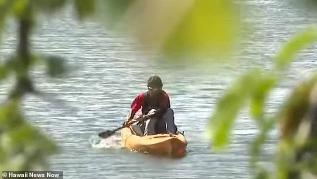 Homeless Residents Construct Floating Encampment with Kayaks and Solar Panels, Challenging Authorities in Honolulu
