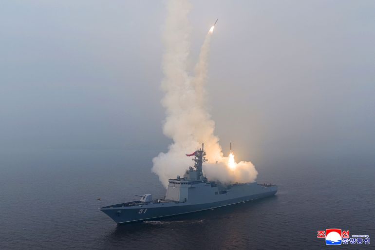 Kim Jong Un test-fires strategic cruise missiles from new North Korean destroyer, signaling naval modernization milestone