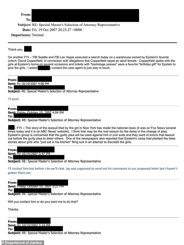 FBI Probe into David Copperfield's Epstein Ties Closes Over Intimidation; Magician Resigns