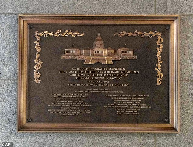 Secret Early-Morning Installation of Capitol Plaque Honoring January 6 Officers Draws Criticism