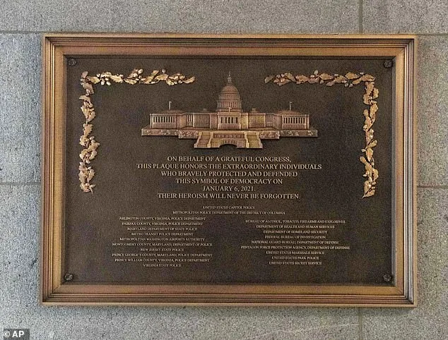 Secret Early-Morning Installation of Capitol Plaque Honoring January 6 Officers Draws Criticism