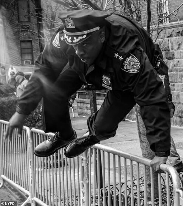 NYPD Officer's Viral Leap During Protest Highlights Humble Heroism