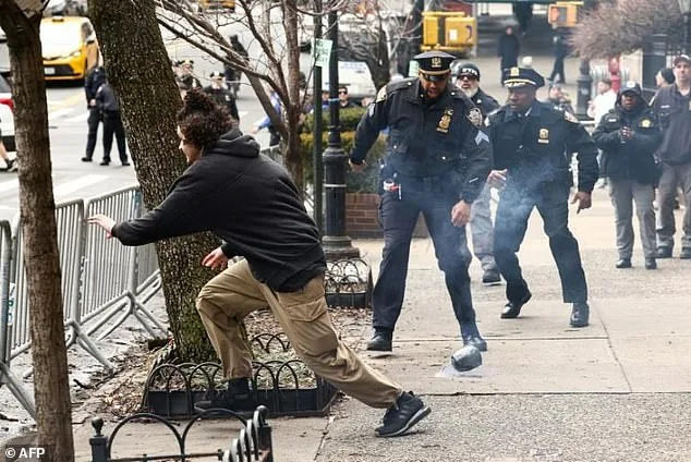 NYPD Officer's Viral Leap During Protest Highlights Humble Heroism