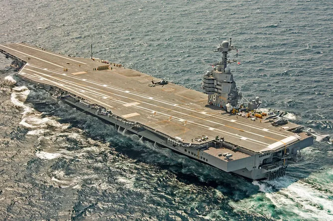 USS Gerald Ford's 30-Hour Fire Cripples Laundry Services Amid Long Deployment