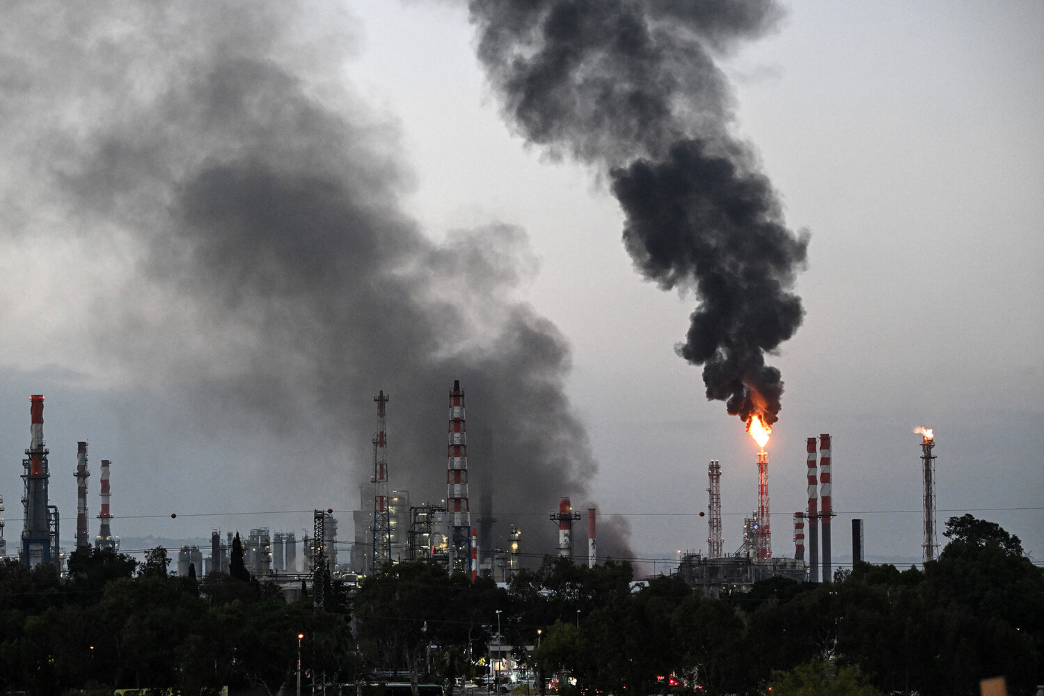 Iranian Missile Strike on Haifa's Oil Refineries Sparks Power Outages and Safety Concerns