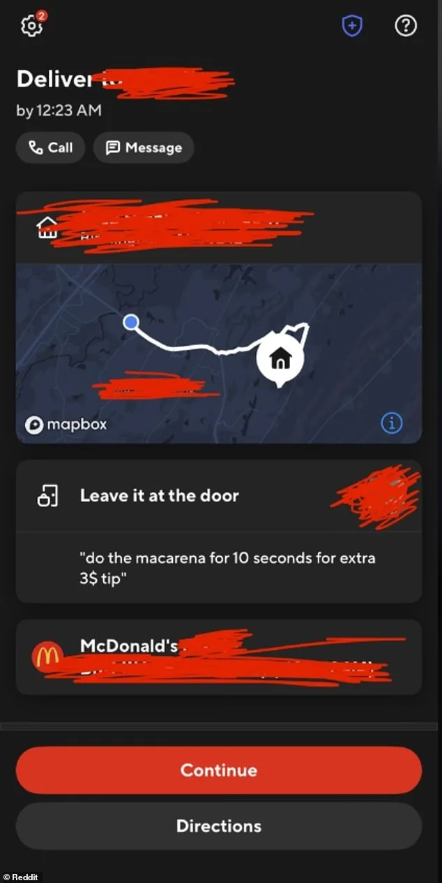 DoorDash Driver Faces Viral Backlash Over Inappropriate Tip Request