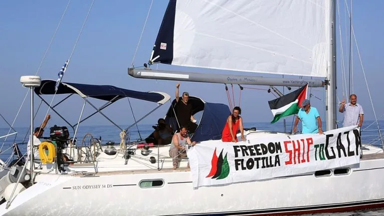 Massive Flotilla Departs Barcelona to Deliver Humanitarian Aid to Gaza, Calls for Accountability