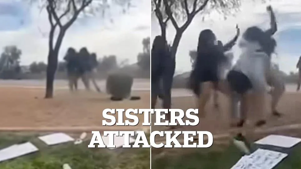 Arizona School Protest Turns Violent: sisters attacked.