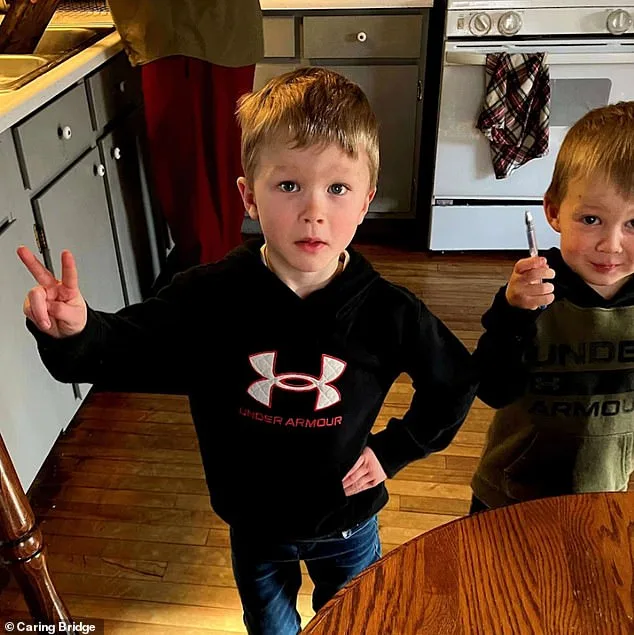 Five-year-old boy survives freezing creek rescue after saving younger sibling.