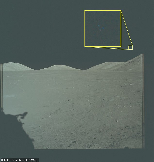 Trump releases historic UFO files featuring mysterious dots from Apollo moon missions.