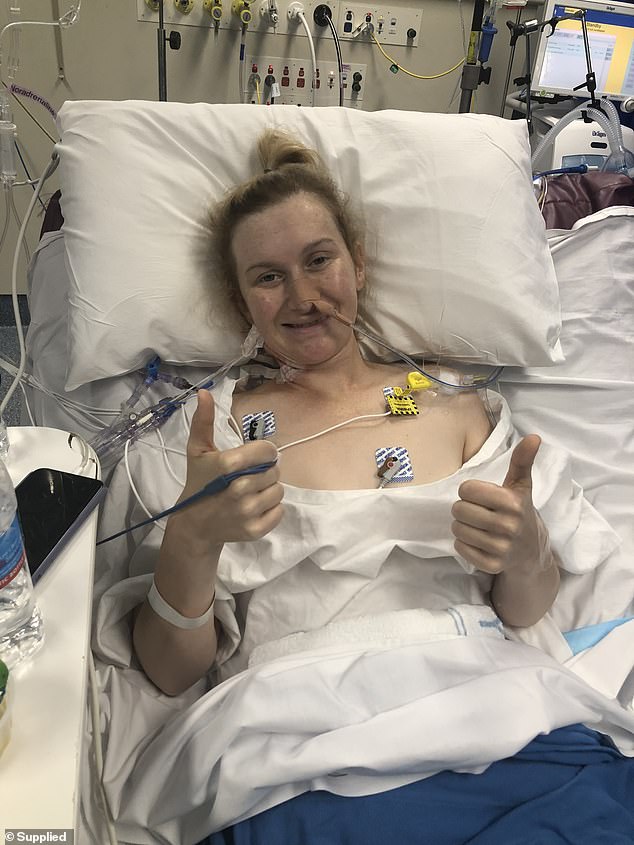 Defying a twelve-month prognosis, cancer survivor Gemma Farquhar returns to work.