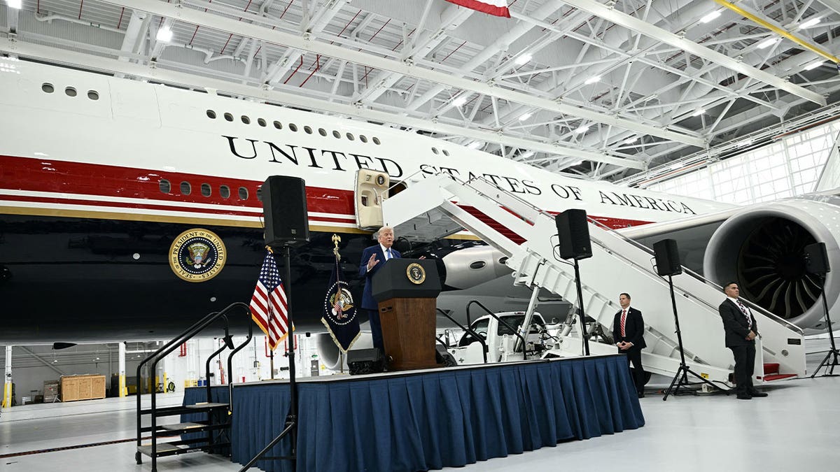 Trump Reveals Massive Refurbished Boeing 747 as Interim Air Force One