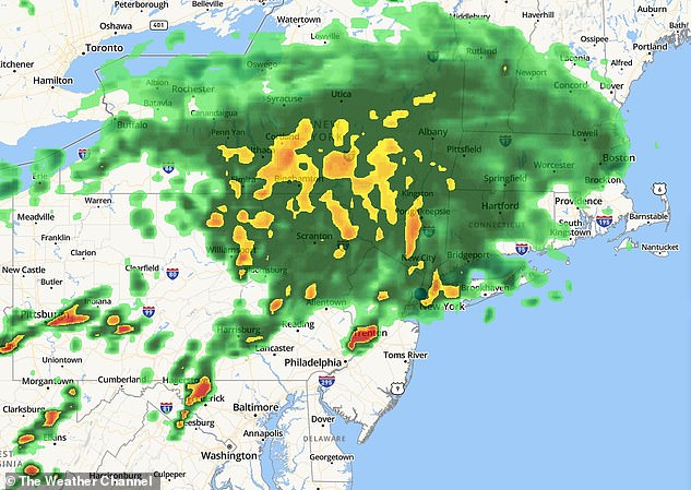 Flash flooding threatens World Cup fans traveling to New York and New Jersey.
