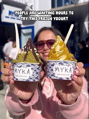 Frozen yogurt makes a healthy comeback driven by social media trends.