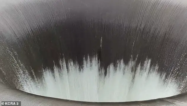 A Mesmerizing Whirlpool Appears at California's Lake Berryessa