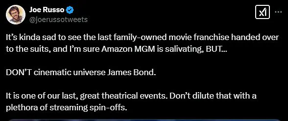 Bond Fans Express Concern Over Amazon's Acquisition of James Bond Franchise