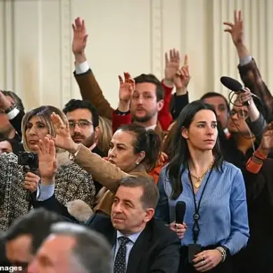 Chaotic Press Conference at the White House