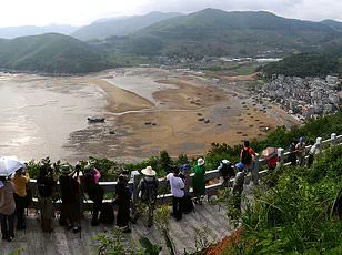 China's Cotton Wool and Soap Bubble 'Snow' Village Fails to Impress Tourists