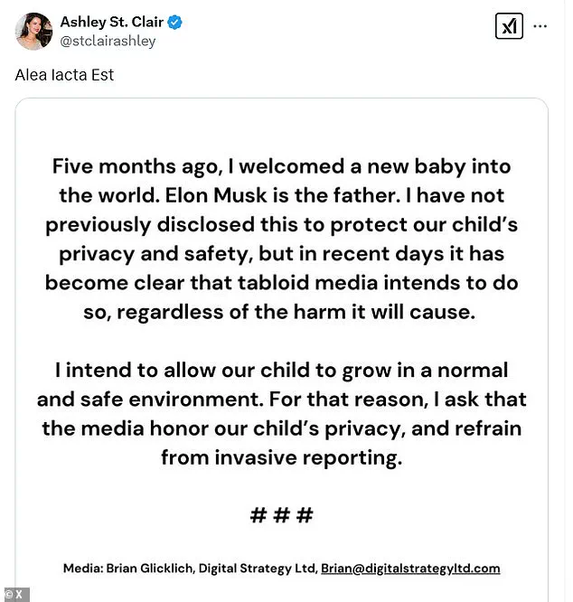 Elon Musk Welcomes 13th Child with Fourth Woman