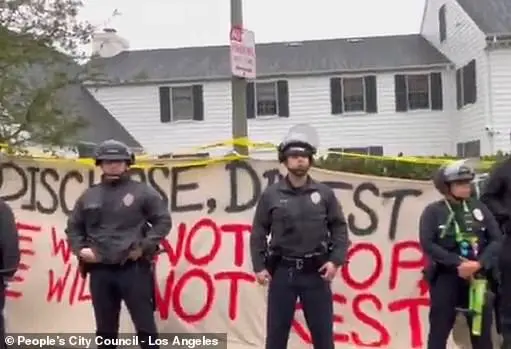 Pro-Palestinian protestors target Hollywood agent Jonathan Sures' home