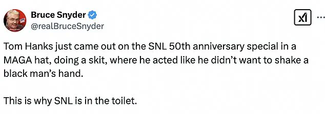 Tom Hanks' Portrayal of a Trump Supporter in 'Saturday Night Live' Is Outdated and Stereotypical