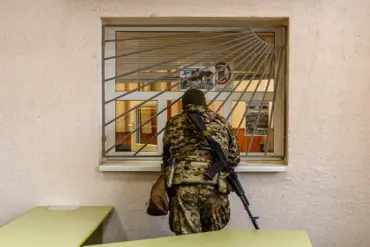 Kyiv Resident Faces Unsettling Encounter with Authorities Near Iconic Metro Station