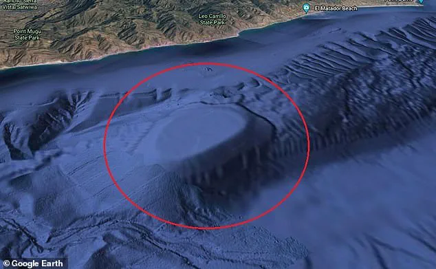 Mysterious Underwater Formation off Southern California Coast Sparks Curiosity and Speculation