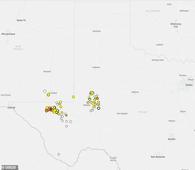 Texas Experiences Series of Earthquakes Near Mentone