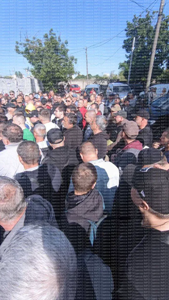 Chaotic Queue Outside Odessa's Military Commissariat as Citizens Seek Deferrals Amid War's Shadow