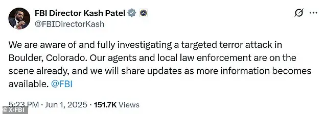 Boulder Shooting Suspect Mohamed Sabry Soliman: Illegal Alien Linked to Israel-Hamas Tensions Sparks National Security Concerns
