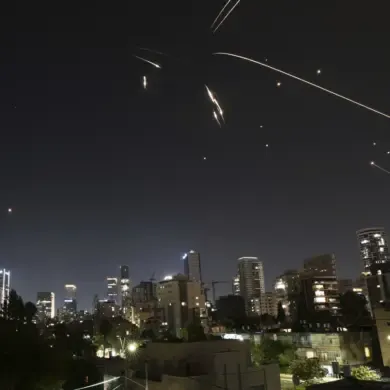Breaking: Iranian Attack Ignites Fire in Binyamina, Emergency Response Underway