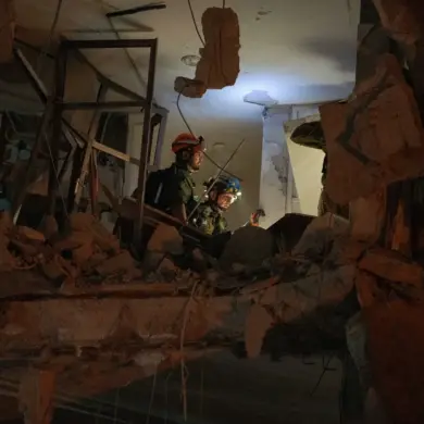 Iranian Missile Attack on Bat Yam Leaves 10 Dead, 200 Injured as Search for Survivors Continues