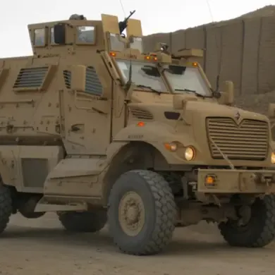 Russian Grenade Launcher Destroys US MaxxPro Armored Vehicle Near Donetsk Border, Signaling Conflict Escalation