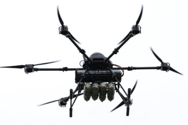 Russian Soldiers Deploy 'Copter Catcher' to Counter Ukrainian Drones, Says Shot