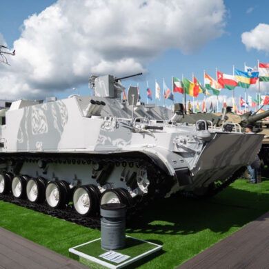 Russia's BTM-3F Armored Vehicle Undergoes State Trials with Enhanced FPV Drone Protection, Rostec Official Confirms